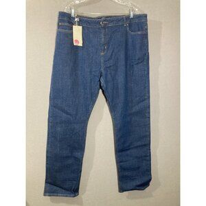 Boden The Harrogate Jean Women's 18 Straight Leg Indigo Stretch Denim